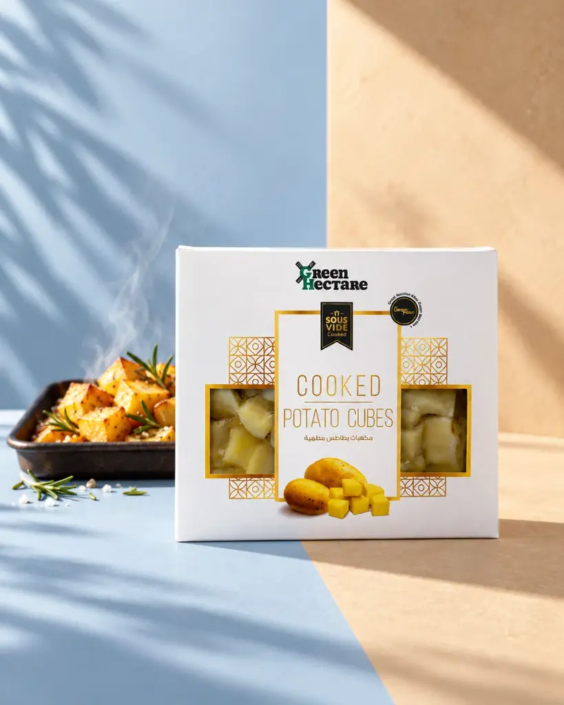Cooked Potato Cubes