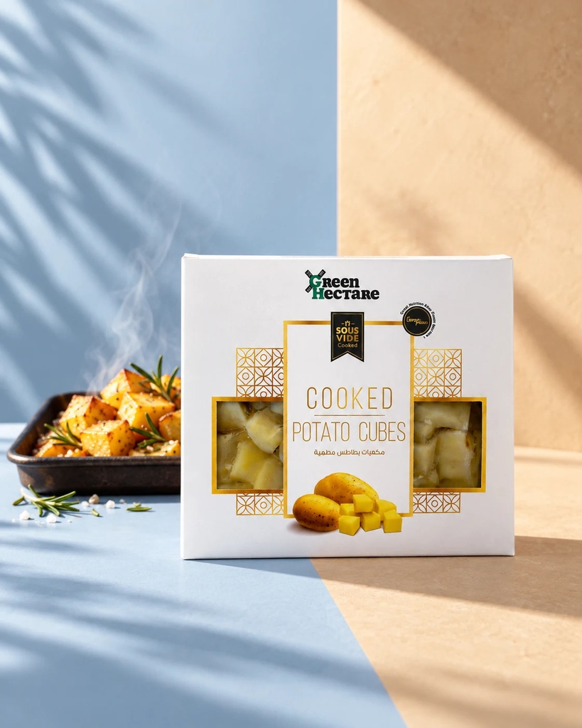 Cooked Potato Cubes