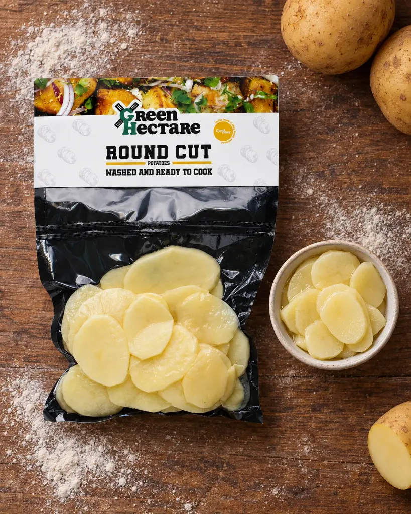 Round Cut Potatoes