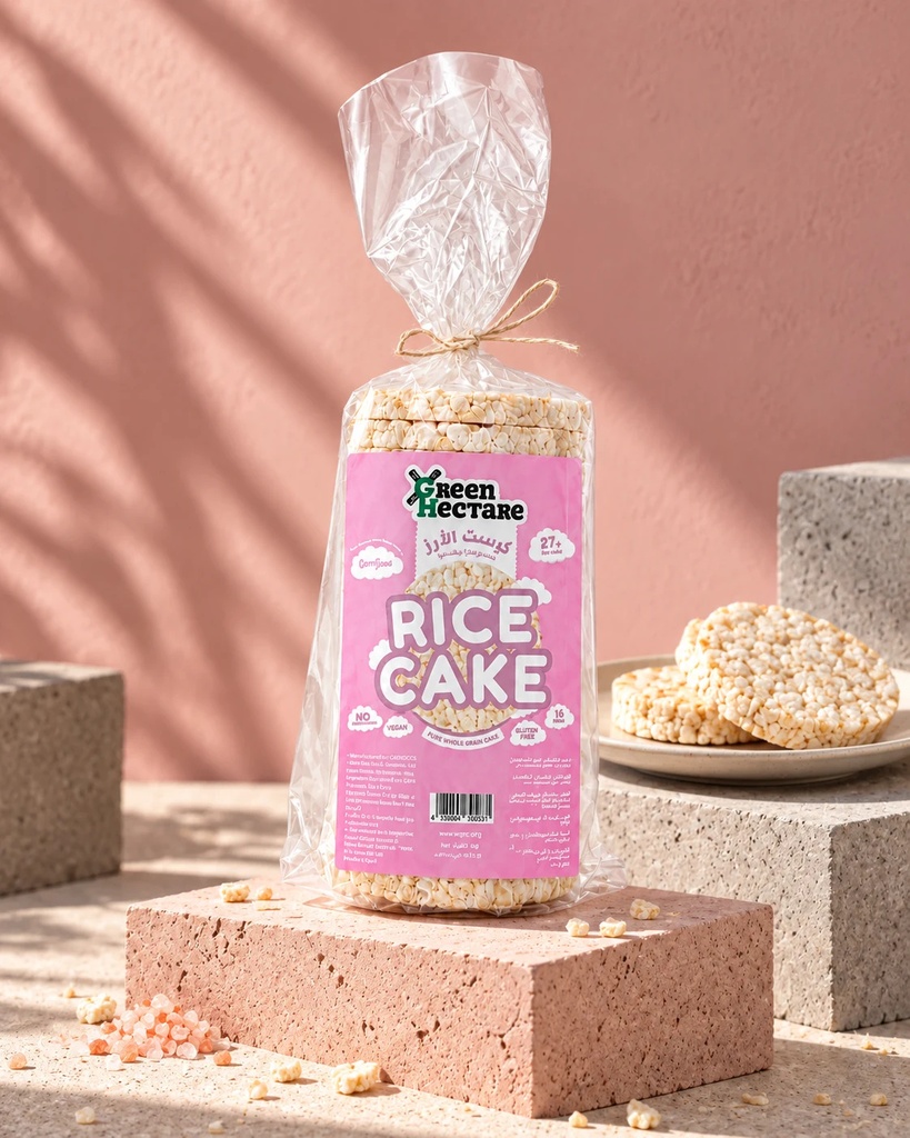 Pink Himalayan Salt Rice Cake 