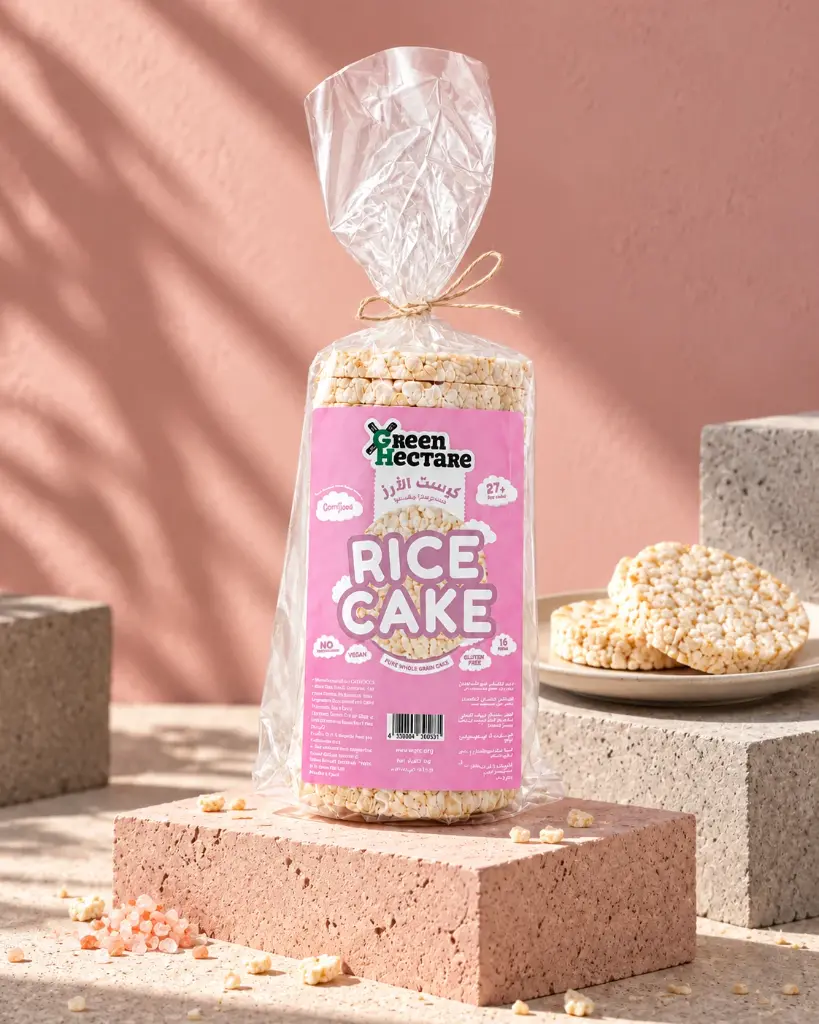 Pink Himalayan Salt Rice Cake 