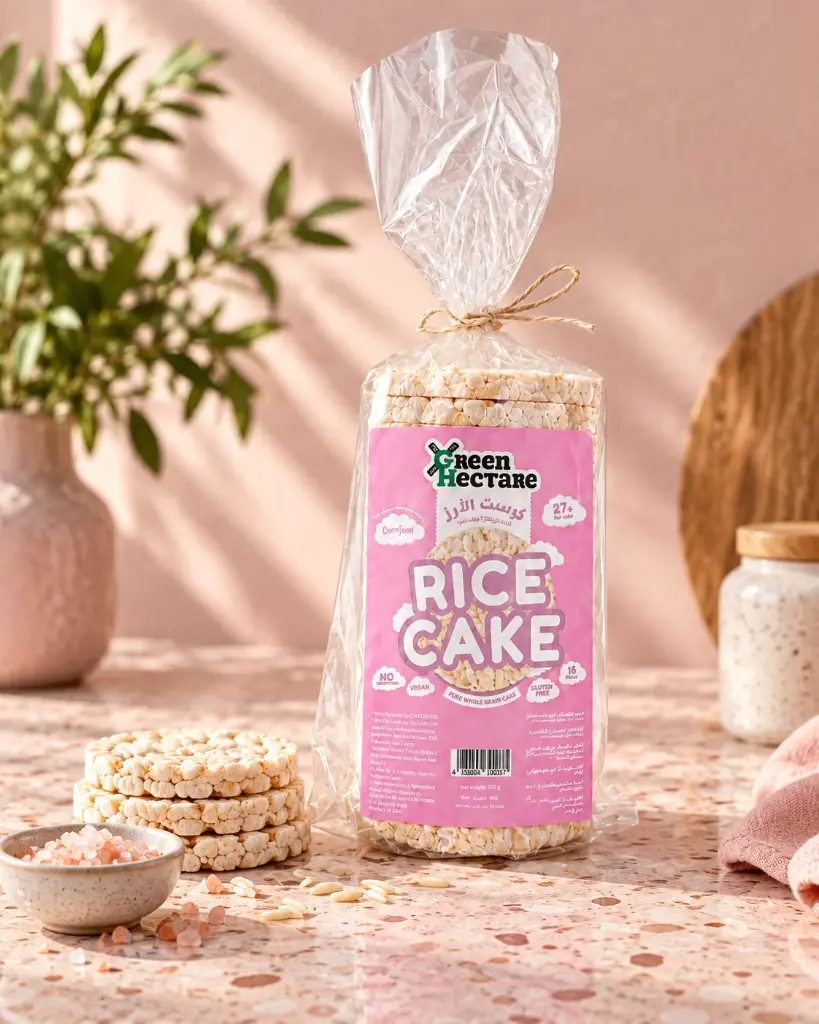 Pink Himalayan Salt Rice Cake 
